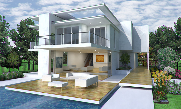 rendu architectural en 3D
